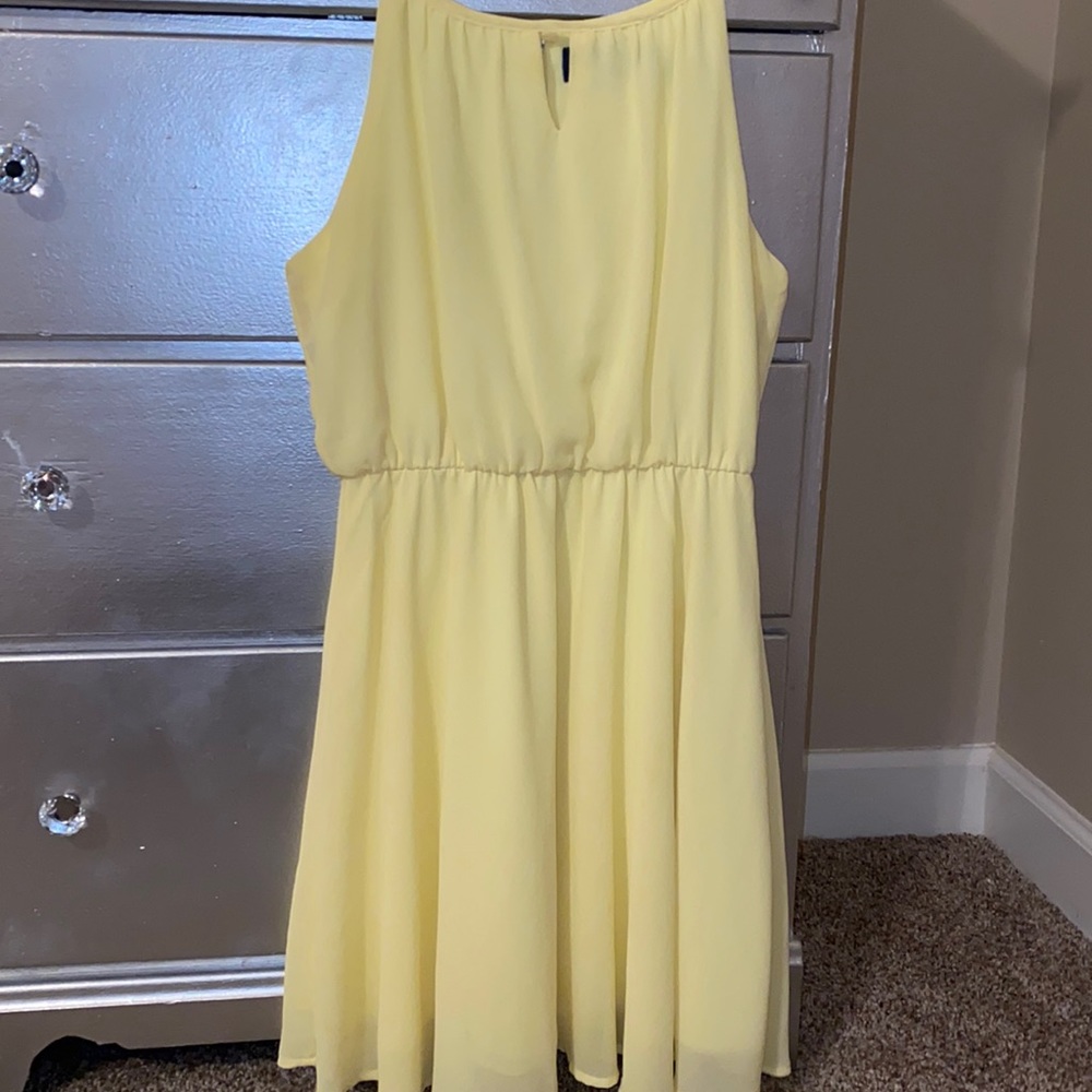 Yellow Flowy Dress